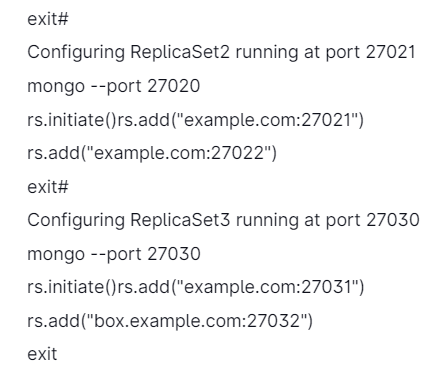 MongoDB Replication: Configuring Replica Set